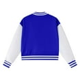 thumbnail image 3 of MEZZALL Stylish Girls Baseball Jacket Casual Autumn Lightweight Crop Outerwear Comfortable Toddler Kids Daily Wear And Outdoor Activities Soft Long Sleeve Tops Coats, 3 of 6