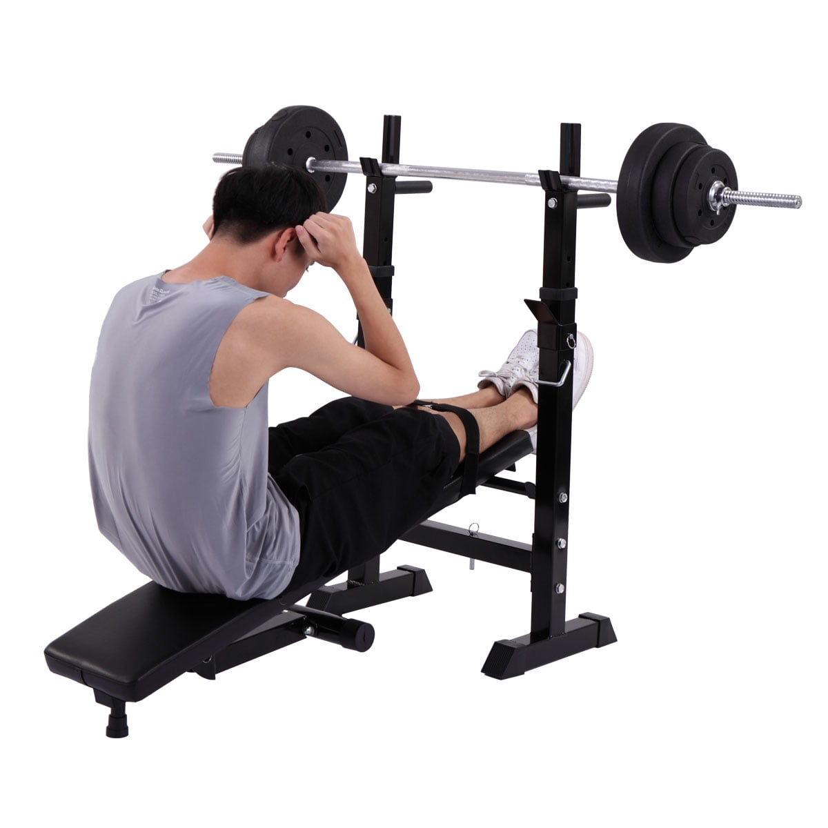 Jaxpety weight lifting online bench home workout adjustable