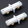 thumbnail image 1 of H Track Dead End I Connector Compatible with WAC Lighting H Track Systems, 3 Wire Single Circuit Lighting Accessories for LED Lights, White, 2 Pack, 1 of 6