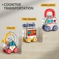 thumbnail image 4 of Baby Toys 1 Year Old, 3 Pcs Toy Trucks Mini Car Toys for 1 Year Old Boy, Toddler Developmental Sensory Shape Learning Toys Birthday Gifts for Boy Girl, 4 of 8