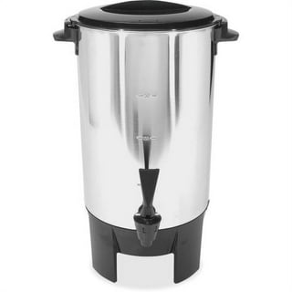 Winco ECU-50A Commercial Coffee Urn, 50-Cup, Plastic Filter Basket - Win  Depot