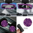 thumbnail image 5 of Yuyamidu Boho Mandala Flower Car Seat Cover with Steering Wheel Cover Seat Belt Strap Pad Handbrake Gear Shift Knob Cover Rubbish Bin Armrest Cover Auto Rearview Mirror Cover Cup Holders 14 PCS, 5 of 7