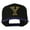 Black Purple, variant on Greek Alphabet Upsilon Embroidered Classic Two Tone Cap - Black Purple OSFM