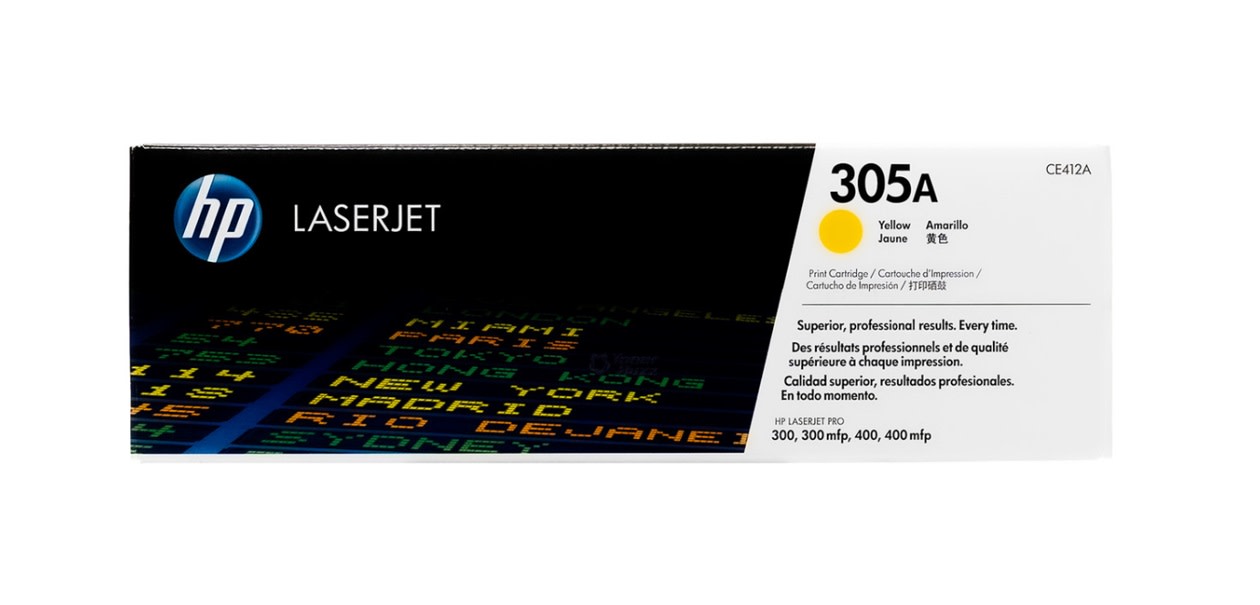 HP 305A (CE412A) Toner Cartridge, Yellow - image 4 of 5