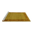 thumbnail image 2 of Ahgly Company Machine Washable Indoor Square Persian Yellow Traditional Area Rugs, 5' Square, 2 of 4