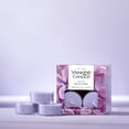 thumbnail image 2 of Yankee Candle Scented Tealight Candles, 12-Pack, Lilac Blossoms Mini Candles, 2 of 4