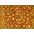 thumbnail image 1 of Ahgly Company Machine Washable Indoor Rectangle Persian Yellow Traditional Area Rugs, 4' x 6', 1 of 4