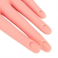 thumbnail image 3 of Nail Practice Hand Likelife Embedded Nail Grooves Reusable Multifunctional Flexible Bendable Training Hand for Props Manicure, 3 of 4