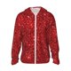 thumbnail image 1 of Balery Red Glitter Sudadera ligera de manga larga con capucha y protección solar UPF 50+ para hombre y mujer, ideal para pesca y running-Large, 1 of 7