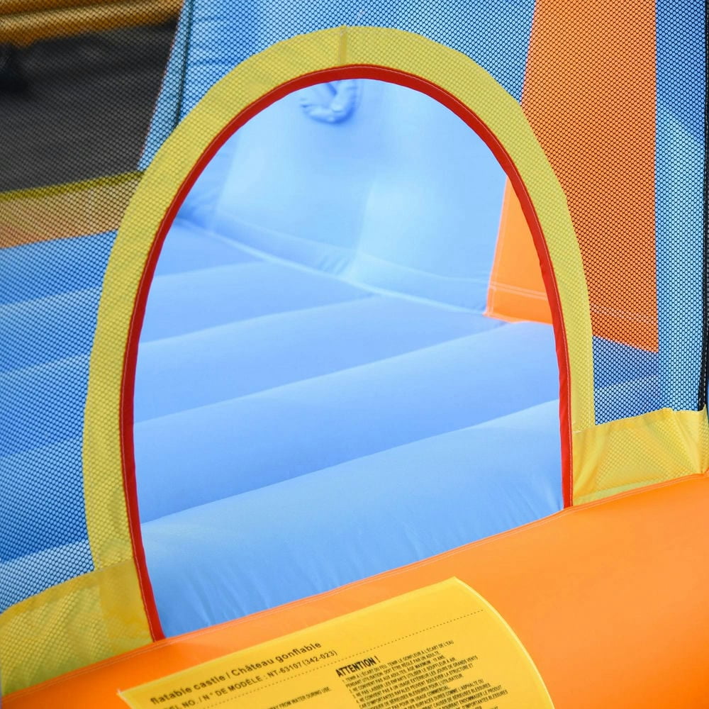 YYAo Family Backyard Bouncy Castle,5-in-1 Kids Inflatable Bounce House Jumping Castle with Water Pool, Slide & 2 Water Guns