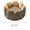 Gray, variant on Tvtnvo Dog Round Winter Warm Sleeping Bag Long Soft Calming Pet Bed Dog House Indoor Pet Hideout Plush Donut Nest Cozy Warm Washable Bed Relaxed for Small Dogs and Pets at Home Brown 15.7 in