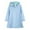 Blue, variant on Girls Fall Dress Girls Hooded Sweatshirt Dress Pure Color Casual School Outfit for Spring Autumn Seasons 18-24 Months White