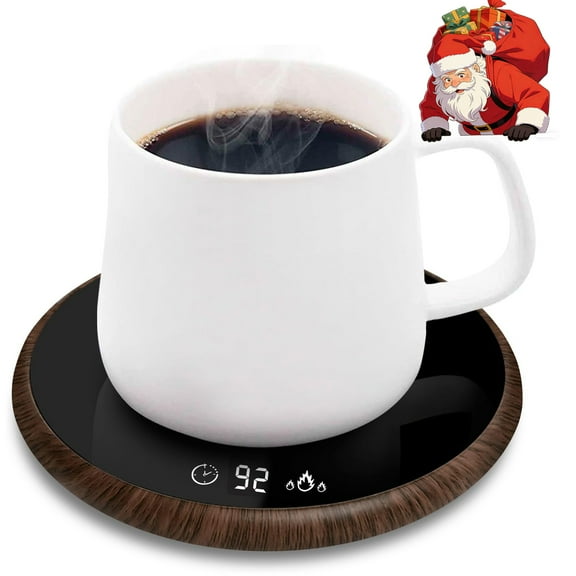 MQUPIN Mug Warmer for Desk Coffee Mug Warmer Auto Shut Off Cup Warmer for Coffee with 2 Temperature Settings(113°F/131°F),Mug Warmer for Tea, 9 Timer Settings Electric Beverage Warmer