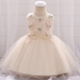 thumbnail image 1 of Vestido de princesa con bordado de mariposas, vestido de algodón de luna llena para niñas, vestido de cumpleaños para niños, 1 of 5