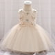 thumbnail image 2 of Vestido de princesa con bordado de mariposas, vestido de algodón de luna llena para niñas, vestido de cumpleaños para niños, 2 of 6