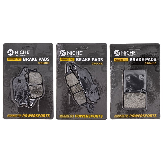 Niche Complete Organic Brake Pad Set for Suzuki SV650 Motorcycle MK1002514