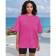 thumbnail image 2 of Camiseta Adorejoy Oversize Vintage Lavada para Mujer - Rosa Claro, 2 of 8