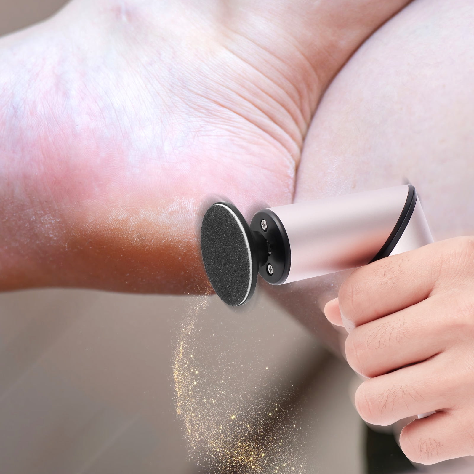 Threns Electric Callus Remover with Foldable Adjustable 9 Speed Professional Pedicure Device Versatile Foot Callus Remover with Interchangeable Grinding Head for Dead Hard Skin