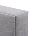 thumbnail image 3 of Bellevue Light Gray Fabric Upholstered Twin / Single Bed with Headboard, 3 of 5