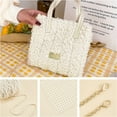 thumbnail image 4 of 18pcs DIY Knitting Crochet Bags Kit Hand-Knit Woven Bag Making Tool Cross Stitch Mesh Plastic Canvas Sheets Set Handmade Bag Purse Needlepoint Kit Crossbody Bag Crafting Material Beige, 4 of 8