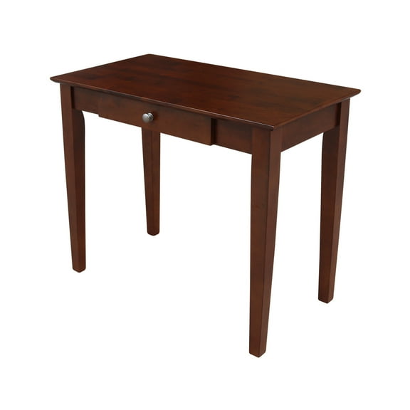 International Concepts 1 Drawer Writing Desk in Espresso