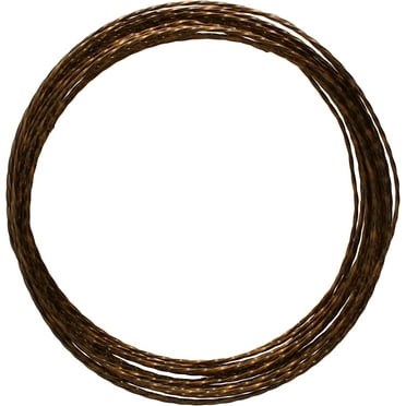 The Beadsmith Twist Craft Wire - Wire Elements - Soft Temper - 21 Gauge, 15 Yard Coil - Vintage Bronze Color - Beading Wire Used for Jewelry Making, Wire Wrapping, and Other DIY Arts & Crafts