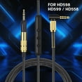 thumbnail image 3 of Replacement 2.5mm to 3.5mm Cable for HD598/HD599/HD558/HD518 Headsets Wire Enhanced Sound Transmission, 3 of 6