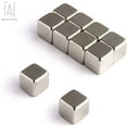 thumbnail image 3 of Gustave 10Pcs Cube Neodymium Magnets, 10x10x10mm Rare Earth Craft Block Square Magnets Refrigerator Magnets for Office Science Fridge Whiteboard, 3 of 5