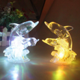 thumbnail image 2 of Söt delfin 7 ändra färger LED nattljus dekoration nattlampa barn barn present, 2 of 5