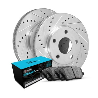 R1 Concepts Front Brakes and Rotors Kit |Front Brake Pads| Brake Rotors and Pads| Ceramic Brake Pads and Rotors WGWN1-13021