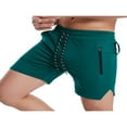 thumbnail image 3 of Men Casual Sports Shorts  Quick-drying Solid Color Running Training Fitness Short Pants with Pockets, 3 of 6