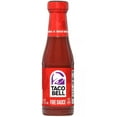 Taco Bell Fire Sauce 7.5 Ounce (Pack of 4) with 2 Go Keychains 1.69 Fl oz and 1 Fl oz Mini Sauce