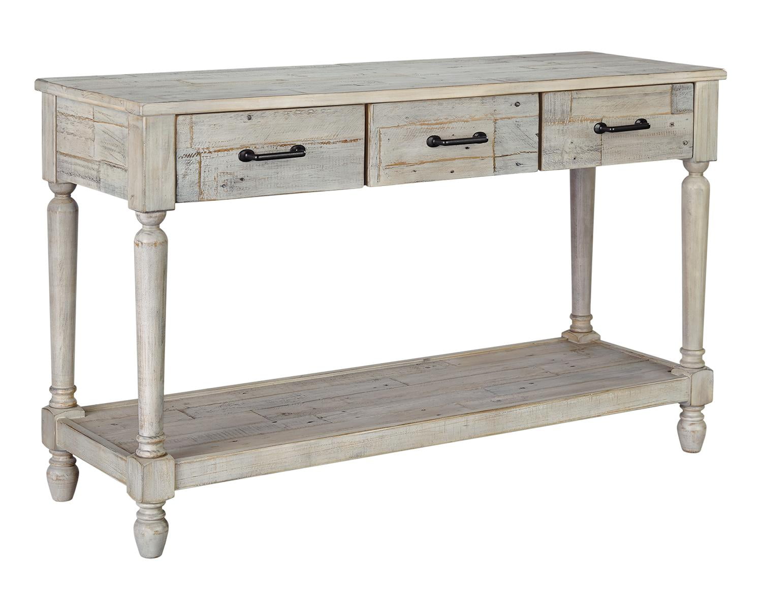 Signature Design by Ashley Shawnalore Sofa Table, Whitewash