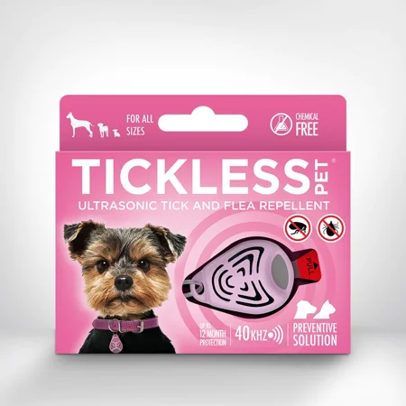 UPC: 0812508030485 | Tickless Pet – Chemical Free  Ultrasonic  Natural Flea & Tick Repellent for All Dog Sizes- Pink