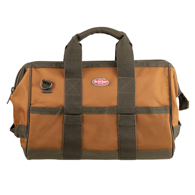 Bolsa para herramientas Bucket Boss Gatemouth 16 60016 15L Marrón