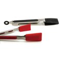 thumbnail image 3 of SQUARE SILICONE TIP TONGS - 9IN - RED, 3 of 3