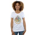 thumbnail image 4 of Harry Potter Womens Hogwarts Crest Cotton T-Shirt, 4 of 7