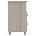 thumbnail image 2 of vidaXL Table de Chevet HAMAR Blanc 40x35x62 cm Bois Massif Pin, 2 of 5