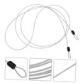 thumbnail image 4 of WEUVEB 3Pcs Photo Rope Photo Wire Rope Steel Cable Wire Rope Flexible for Stair Projects 2 Meters, 4 of 6