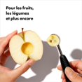 thumbnail image 3 of Cuillère Double Parisienne - Cuillère melon en Acier Inoxydable - Noir, 3 of 7