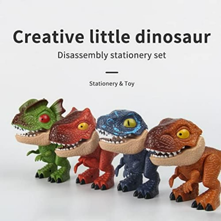 PEACNNG Dicrosaurus 5 in 1 Disassembly Creative Dinosaur Toy  Multifunctional School Stationery Including Ruler, Pencil, Sharpener,  Binding Machine, Early Education Stationery Set - Walmart.com