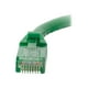 C2G Ethernet CAT 6 Cat6 Câble de 14 Pi - Sans Accrochage (UTP) - Vert - Câble de Raccordement - RJ-45 (M) à RJ-45 (M) - 14 Pi - - Moulé, Sans Accrochage - Vert – image 5 sur 6