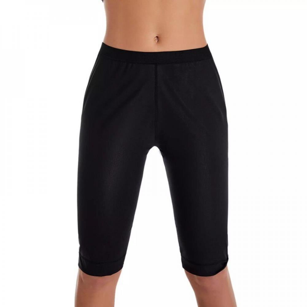 Details about   Black Leggings Women Fitness High Waist Yoga Shaper Slim Pants Shorts Shaperwear 