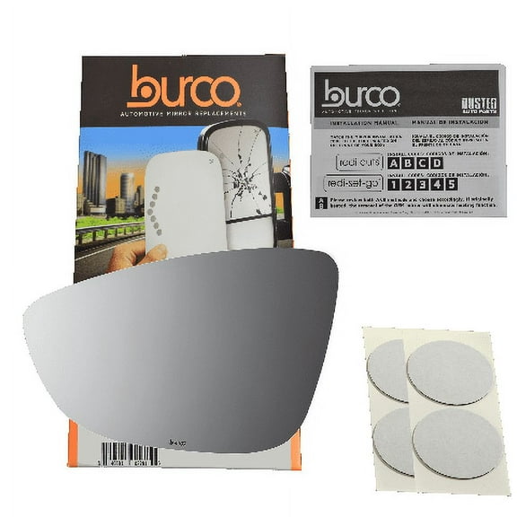 Compatible with 09-17 Volkswagen W CC, EOS, 12-18Passat 2 Option Style Types Left Driver Mirror (Glass Lens) w/Adhesive