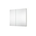 thumbnail image 2 of ANGELES HOME 40"x36" Bathroom Medicine Cabinet with Mirror – Wall Mounted, Chrome Aluminum Frame, Adjustable Shelves for Storage, 2 of 10
