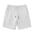 thumbnail image 4 of PIMSSY Men Casual Summer Shorts Lightweight Loose Fit Beach Walking Comfortable Elastic Waist Breathable Outdoor Shorts Solid Color Male Leisure Bottoms, 4 of 4