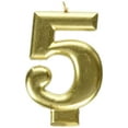 thumbnail image 2 of CANDLE #5 GOLD - FRENCH, 2 of 3