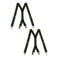 thumbnail image 1 of Buyless Fashion Bretelles Texturées Robustes, Lot de 2 pour Hommes - Sangles Ajustables de 48 Pouces 1 1/2 Pouces - Forme en Y, 1 of 7