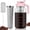 Pink, variant on VA1KENE 64oz Cold Brew Coffee Pitcher Ice Coffee Maker with Spout, Handle & Stainless Steel Filter Coffee Maker with lid for Home Kitchen-Gray