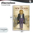 thumbnail image 4 of Stupell Industries Victorian New Yocker Lion Model White Framed Giclee Art, 20 x 30, by Grotto Studios, 4 of 8